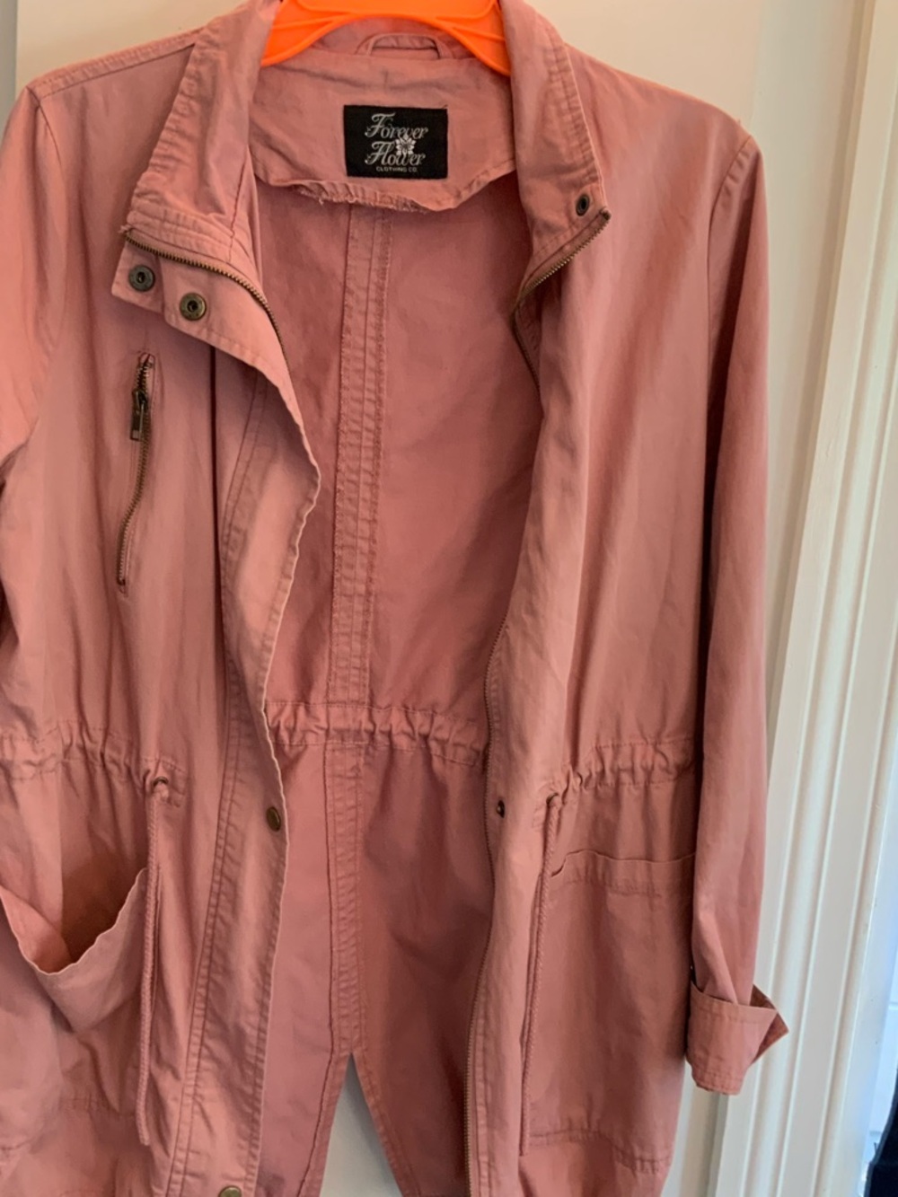 Forever 21 Dusty Rose Utility Jacket for Women